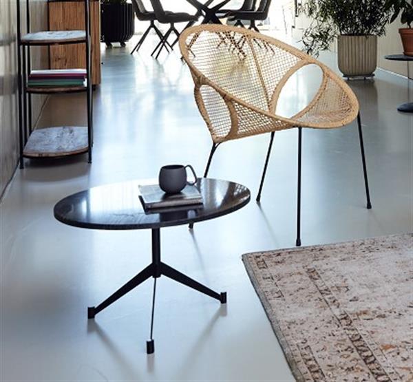 Grote foto salontafel brix yara black 55 cm huis en inrichting eettafels