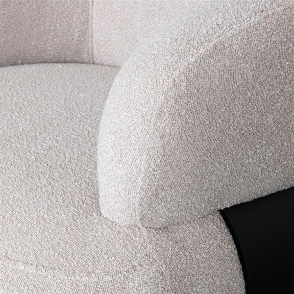 Grote foto draaifauteuil valenza 83x79x73 cm naturel touch zwart eiken huis en inrichting eettafels