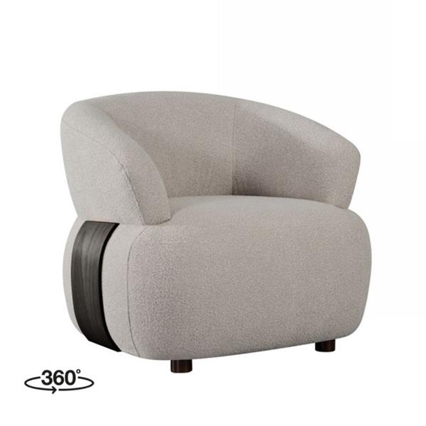 Grote foto draaifauteuil valenza 83x79x73 cm naturel touch zwart eiken huis en inrichting eettafels
