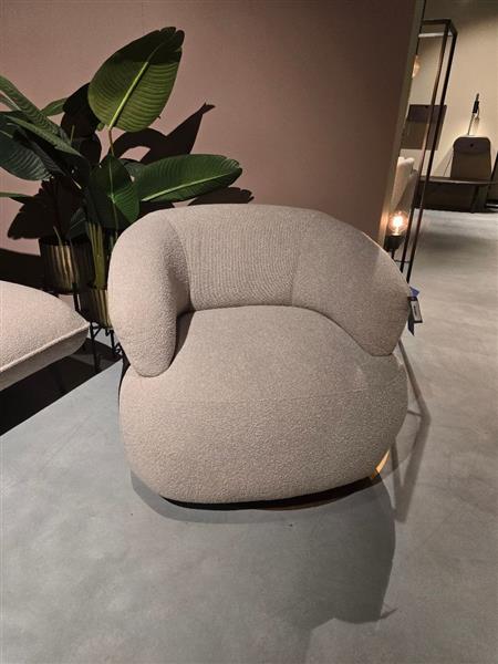 Grote foto draaifauteuil valenza 83x79x73 cm naturel touch zwart eiken huis en inrichting eettafels