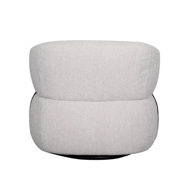 Grote foto draaifauteuil valenza 83x79x73 cm naturel touch zwart eiken huis en inrichting eettafels