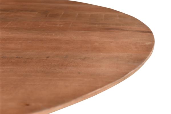 Grote foto eettafel salvator rond 130 cm huis en inrichting eettafels