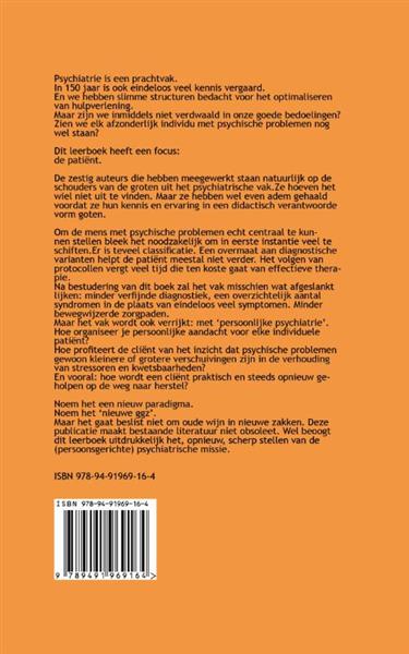 Grote foto innovatief leerboek persoonlijke psychiatrie boeken wetenschap