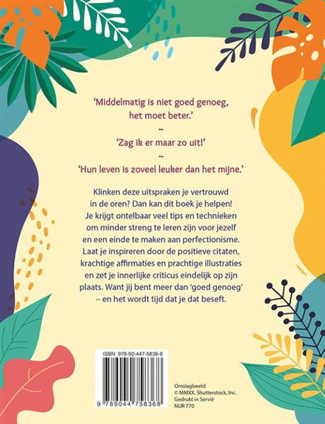 Grote foto niet perfect is ook perfect boeken psychologie