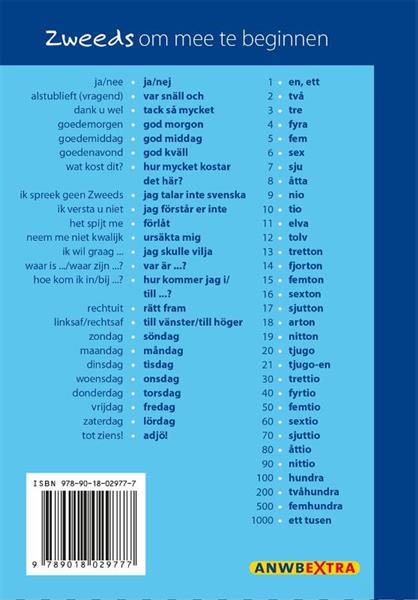 Grote foto zweeds anwb toeristenkaart boeken overige boeken