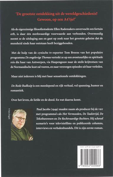 Grote foto de rode badkuip thomas breens 1 boeken thrillers