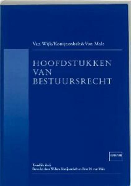 Grote foto hoofdstukken van bestuursrecht boeken wetenschap