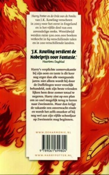 Grote foto harry potter en de orde van de feniks harry potter 5 boeken jeugd 13 jaar en ouder