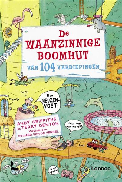 Grote foto de waanzinnige boomhut 8 boeken jeugd 13 jaar en ouder