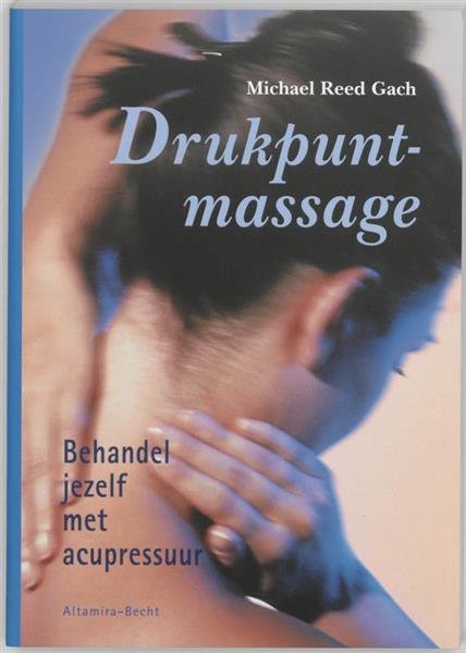 Grote foto drukpuntmassage boeken gezondheid en voeding