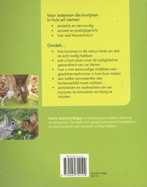 Grote foto konijnen houden boeken hobby en vrije tijd