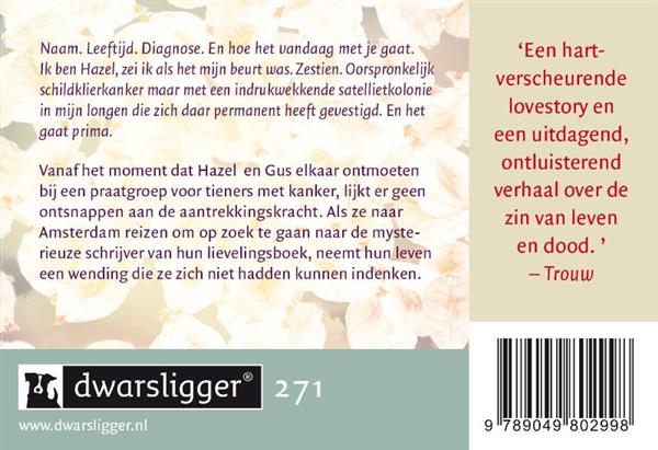 Grote foto een weeffout in onze sterren dwarsligger 271 boeken literatuur