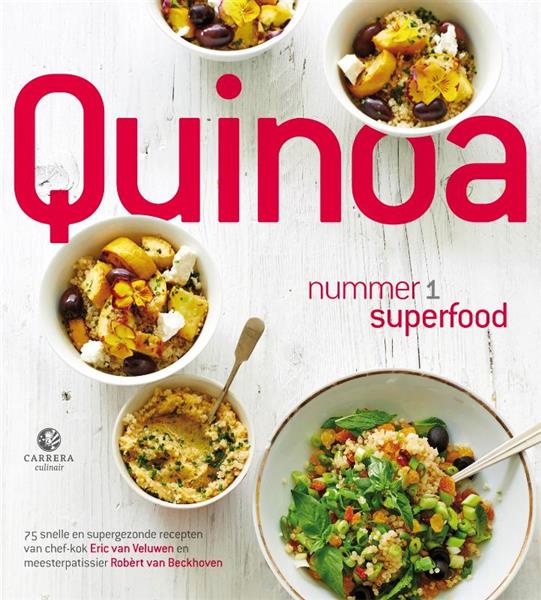 Grote foto quinoa carrera culinair boeken kookboeken