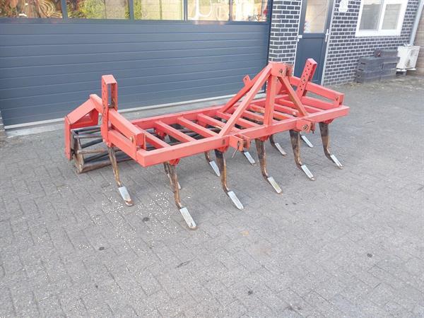 Grote foto evers vaste tand cultivator met rol 2.9 meter breed agrarisch cultivators en woelers