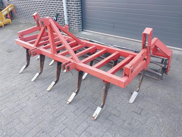 Grote foto evers vaste tand cultivator met rol 2.9 meter breed agrarisch cultivators en woelers