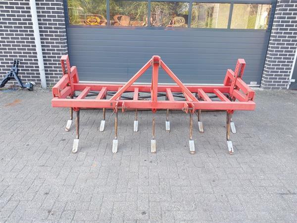Grote foto evers vaste tand cultivator met rol 2.9 meter breed agrarisch cultivators en woelers