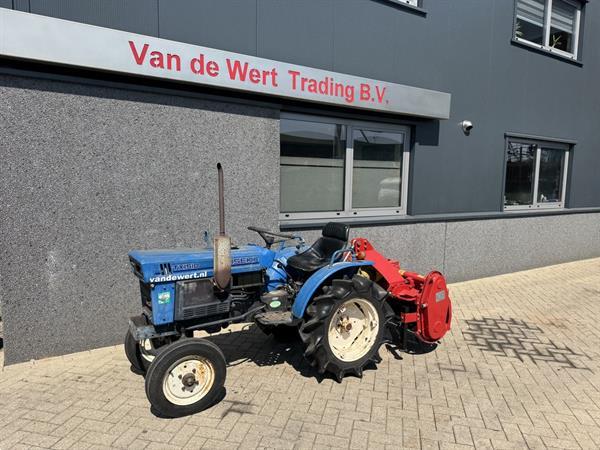 Grote foto iseki tx1510 2wd 15pk mini tractor met grondfrees rt105 agrarisch tractoren