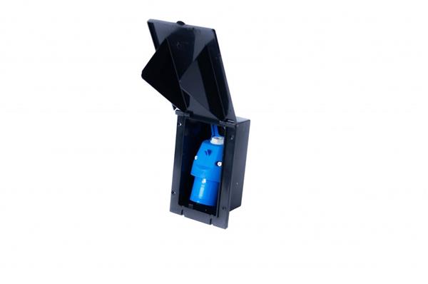 Grote foto mpk inbouwstekkerdoos cee langwerpig zwart caravans en kamperen caravan accessoires