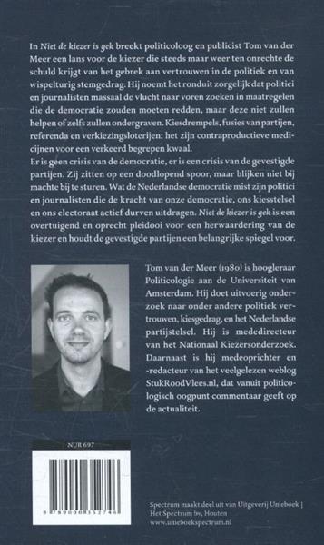 Grote foto niet de kiezer is gek boeken politiek en maatschappij