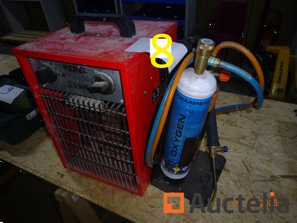 Grote foto 1 kleine brander met twee cilinders 1 werkplaatsverwarming 3 3kw peperel doe het zelf en verbouw onderdelen en accessoires