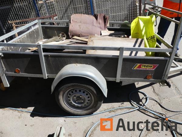 Grote foto enkelassige aanhangwagen 750 kg delje agrarisch aanhangwagens