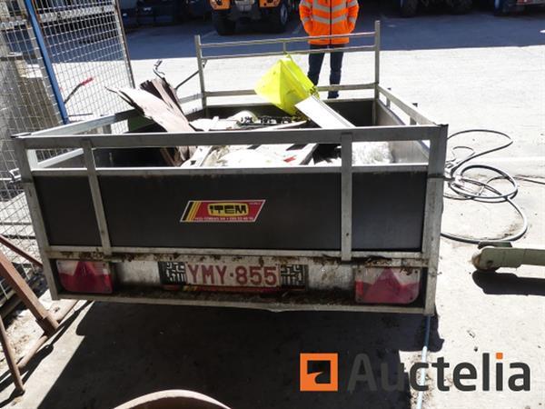 Grote foto enkelassige aanhangwagen 750 kg delje agrarisch aanhangwagens