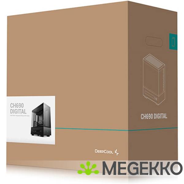 Grote foto deepcool ch690 black computers en software behuizingen en kasten