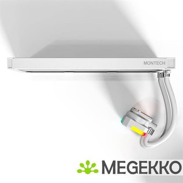 Grote foto montech hyper flow argb 360mm waterkoeling wit computers en software overige computers en software