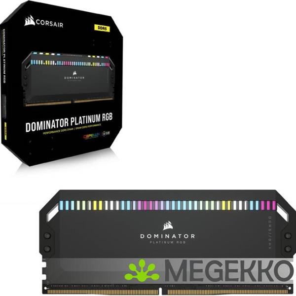 Grote foto corsair ddr5 dominator platinum rgb 2x16gb 7200 computers en software overige computers en software