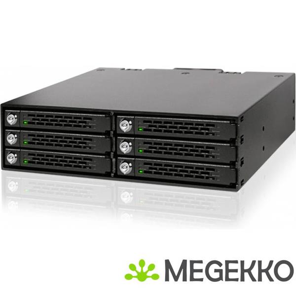 Grote foto icy dock mb996sk 6sb 6x2 5 sata behuizing backplane voor externe 5 25 computers en software harde schijven
