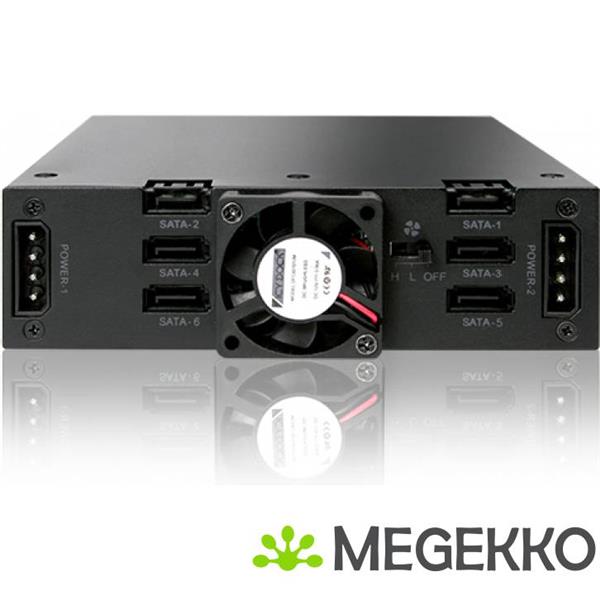Grote foto icy dock mb996sk 6sb 6x2 5 sata behuizing backplane voor externe 5 25 computers en software harde schijven