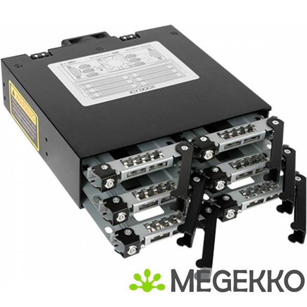 Grote foto icy dock mb996sk 6sb 6x2 5 sata behuizing backplane voor externe 5 25 computers en software harde schijven