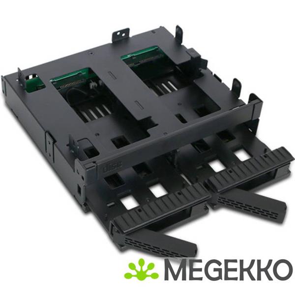Grote foto icy dock mb732spo b 2x2 5 sata mobile rack ultra slim odd voor extern 5 25 computers en software harde schijven
