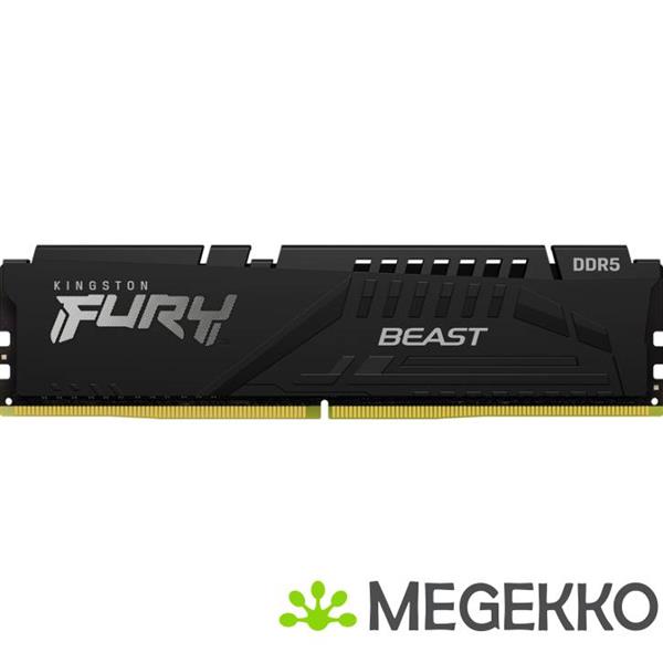 Grote foto kingston ddr5 fury beast 4x32gb 5200 computers en software harde schijven