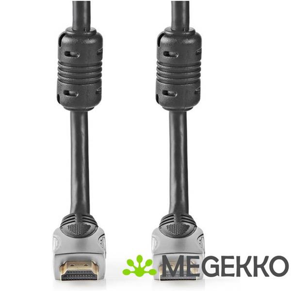 Grote foto high speed hdmi cable ethernet hdmi connector hdmi connector 1.50 m anthracite computers en software overige computers en software