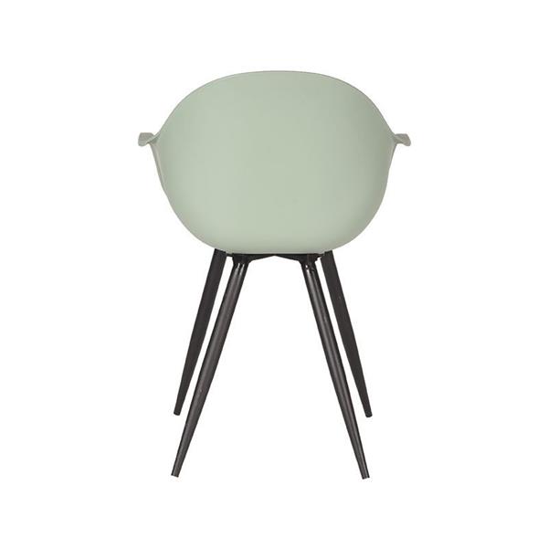 Grote foto eetkamerstoel luca 58x54x85 cm forest pp zwart metaal voor binnen en buiten gebruik huis en inrichting stoelen