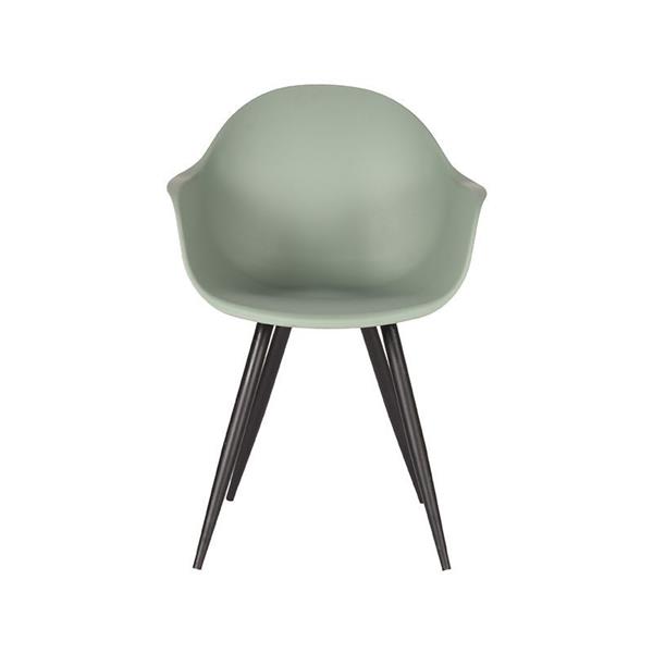 Grote foto eetkamerstoel luca 58x54x85 cm forest pp zwart metaal voor binnen en buiten gebruik huis en inrichting stoelen