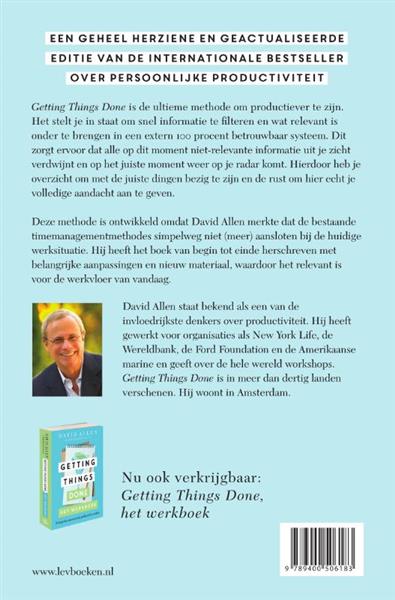 Grote foto getting things done boeken psychologie