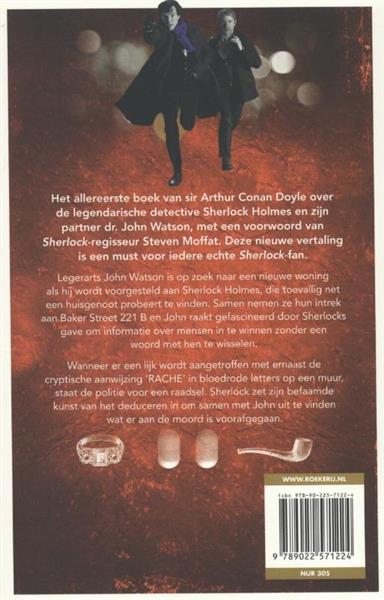 Grote foto een studie in rood sherlock holmes 1 boeken thrillers