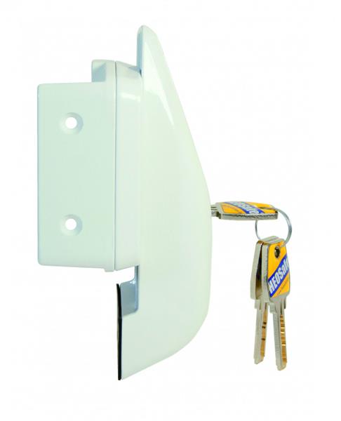 Grote foto heosafe door frame lock 1 wit caravans en kamperen caravan accessoires