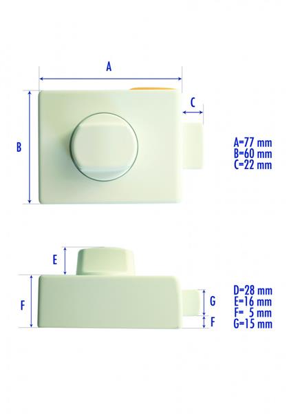 Grote foto heosafe buitenslot 1 zilvergrijs caravans en kamperen caravan accessoires