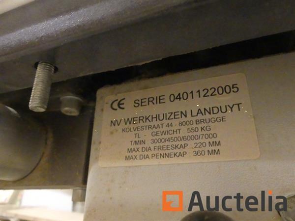 Grote foto robland t120 lange tafelfrees met 4 roll feeder doe het zelf en verbouw ijzerwaren en bevestigingsmiddelen