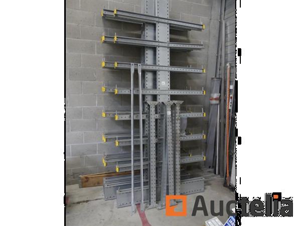 Grote foto metalen rek 2 zijden 8 niveaus doe het zelf en verbouw hefwerktuigen