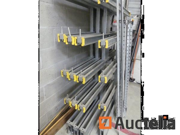 Grote foto metalen rek 2 zijden 8 niveaus doe het zelf en verbouw hefwerktuigen