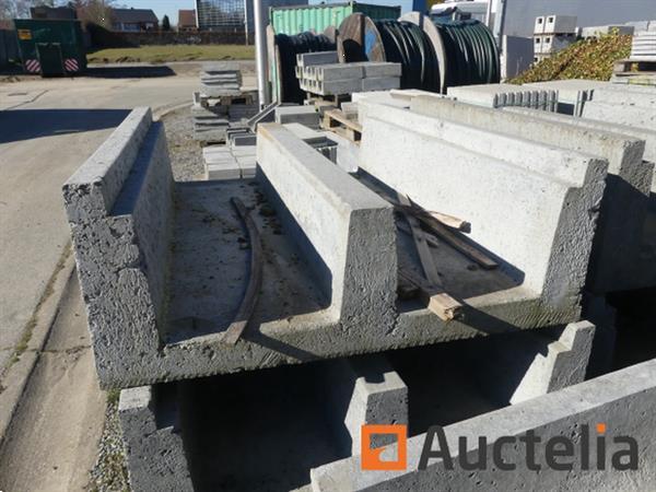 Grote foto dubbele betonnen kabelgoot doe het zelf en verbouw onderdelen en accessoires