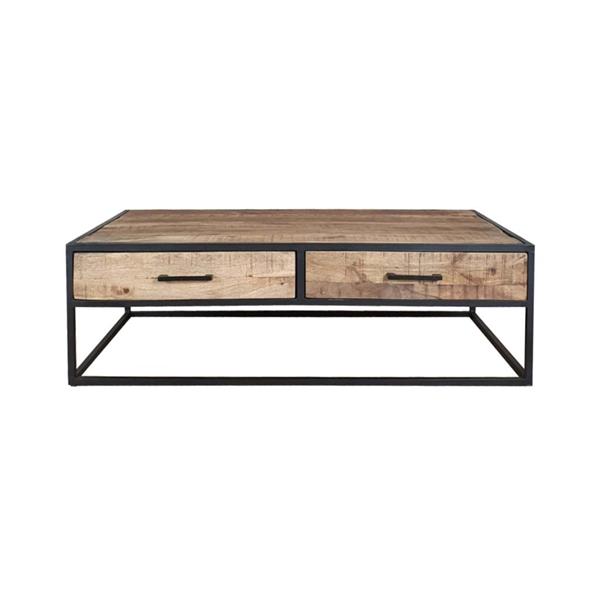 Grote foto salontafel denver mangohout 130x70x40 cm huis en inrichting eettafels