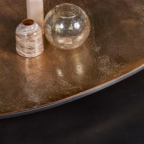 Grote foto salontafel jarrel set van 2 aluminium zwart goud huis en inrichting eettafels