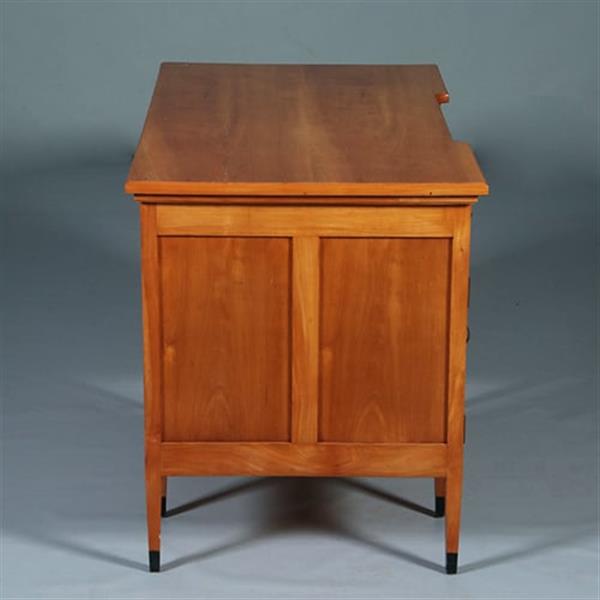 Grote foto satijnhouten bureau met zwarte accenten hollands ca 1910 no.283010 antiek en kunst overige in antiek gebruiksvoorwerpen