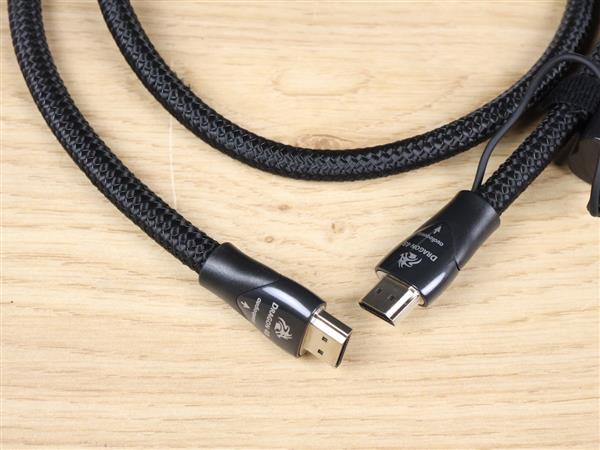 Grote foto audioquest dragon 48 highend full silver audio hdmi cable 1 0 metre audio tv en foto onderdelen en accessoires