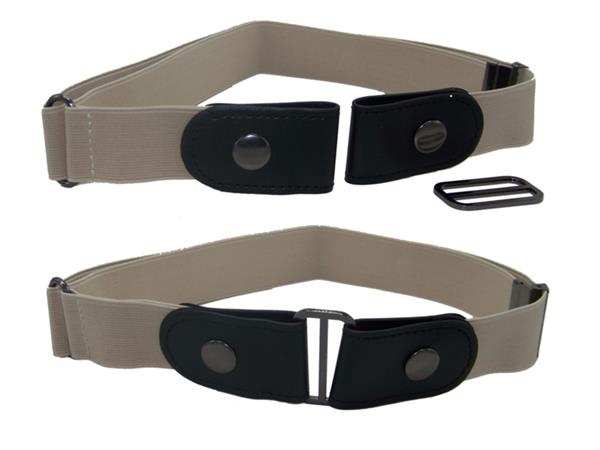 Grote foto elastische comfort riem zonder gesp buckle free kleding dames riemen